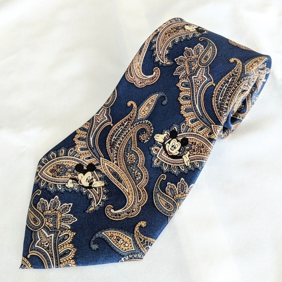 Balancine Mickey Mouse Silk Necktie - Picture 1 of 15